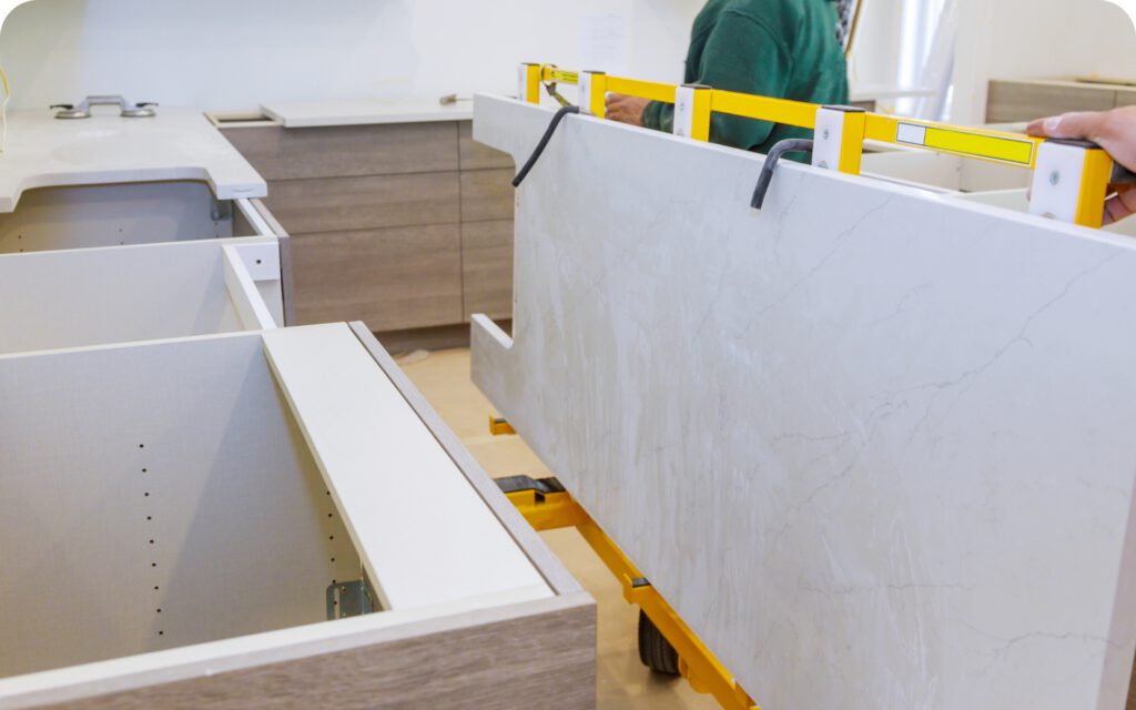 Installation von Möbel