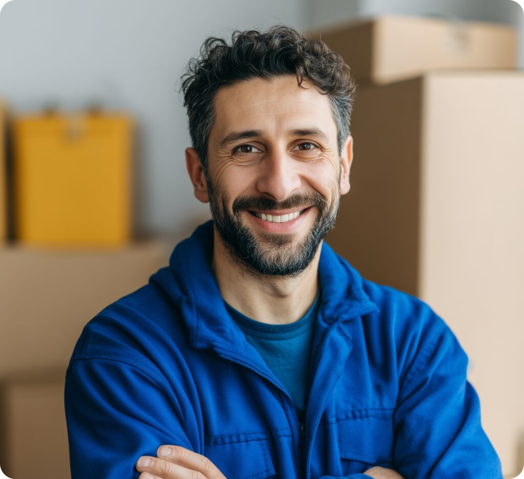 Foto eine Möbelspeditörs