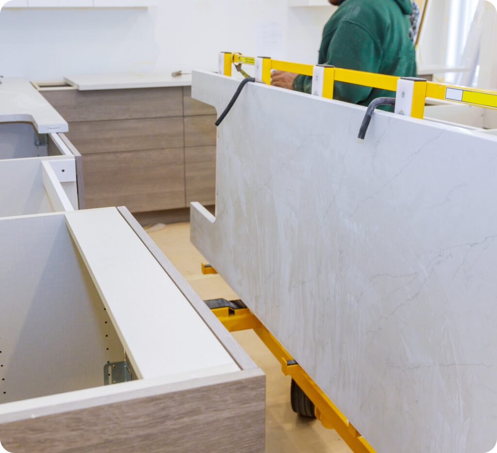 Installation von Möbel